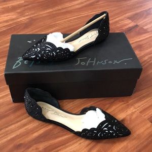 NWB Betsey Johnson Lucy Jeweled Flats